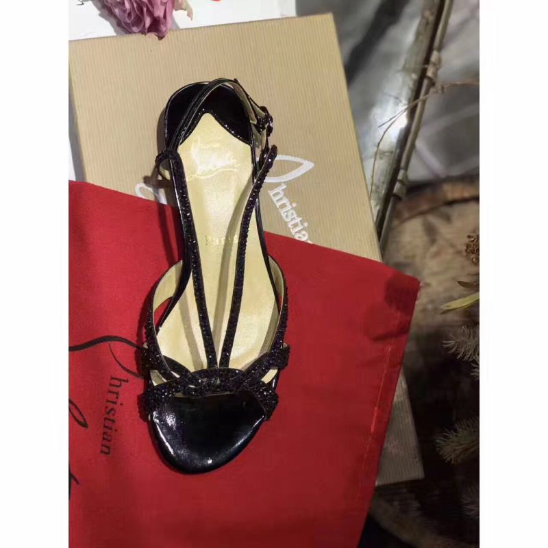 Super High End Christian Louboutin Women Wedge Heel-0027