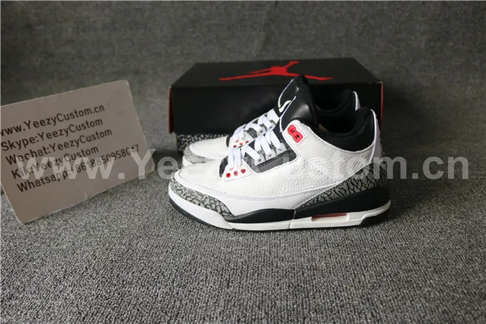 Authentic Air Jordan 3 OG Infrared 23(Nike Logo)