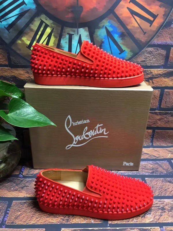 Super High End Christian Louboutin Flat Sneaker Low Top(With Receipt) - 0051