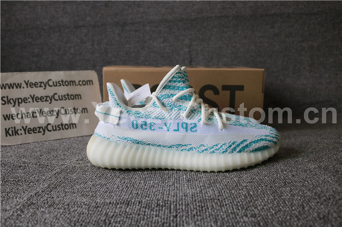 Authentic Adidas Yeezy 350 Boost White Blue
