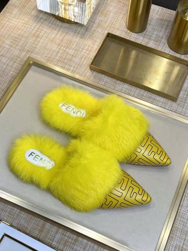 Fendi Hairy slippers 004 (2021)