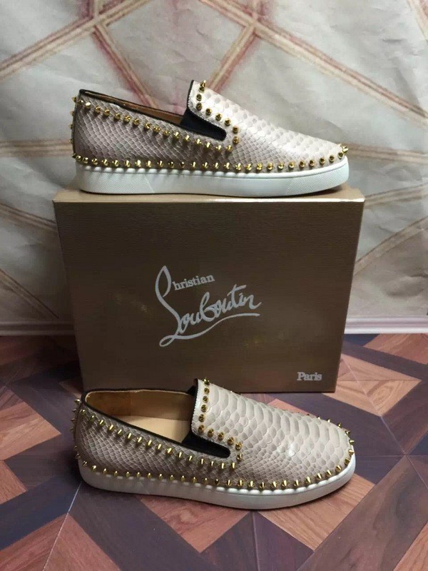 Super High End Christian Louboutin Flat Sneaker Low Top(With Receipt) - 0052