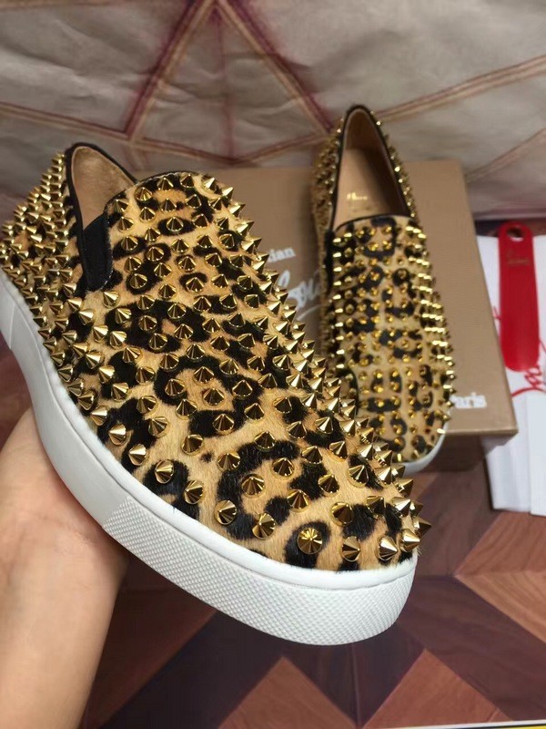 Super High End Christian Louboutin Flat Sneaker Low Top(With Receipt) - 0029