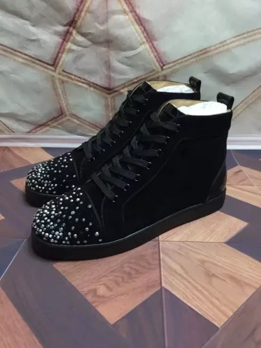 Super High End Christian Louboutin Flat Sneaker High Top(With Receipt) - 0101
