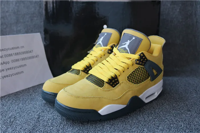 Authentic Air Jordan 4 Lighting