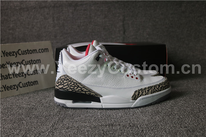 Authentic Air Jordan 3'88 “White Cement”