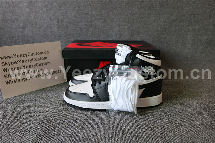 Authentic Air Jordan 1 OG Retro High Black/White
