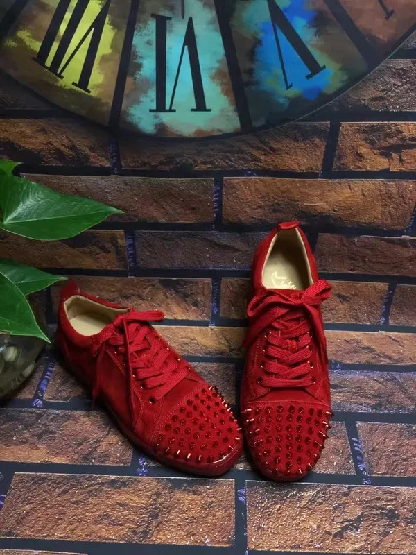 Super High End Christian Louboutin Flat Sneaker Low Top(With Receipt) - 0090