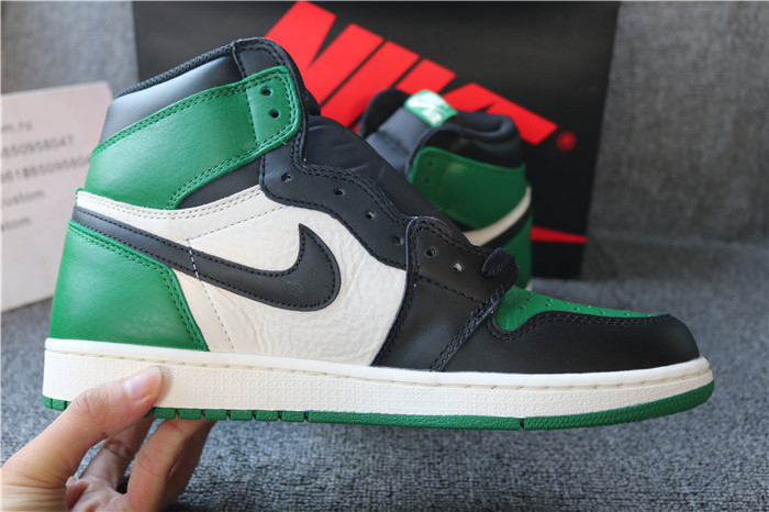 Authentic Air Jordan 1 Pine green