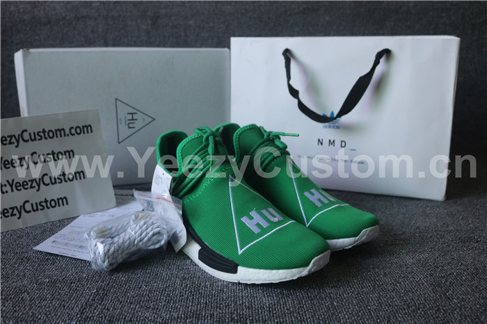 Authentic Pharrell x adidas NMD Human Race Green