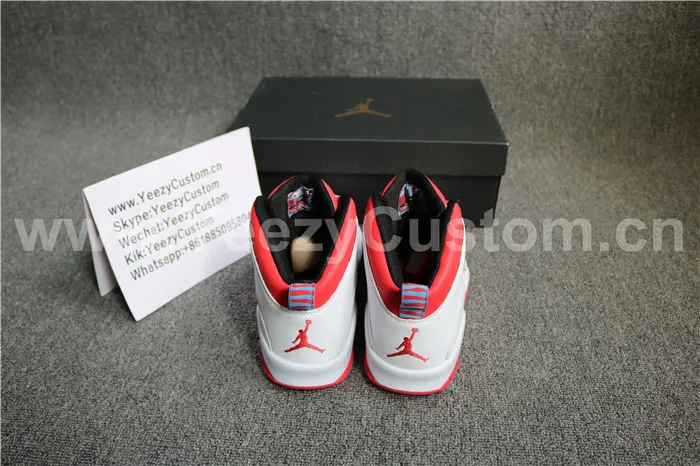 Authentic Air Jordan 10 “Chicago Flag”