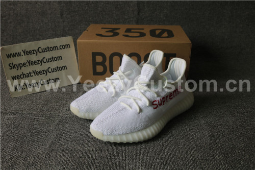 Authentic Adidas Yeezy Boost 350 White Supreme