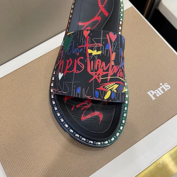 Christian Louboutin Slipper Men Shoes 0011（2022）