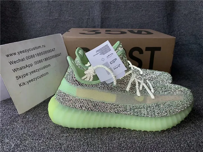 Authentic Adidas Yeezy Boost 350 V2 Yeezreel Men Shoes
