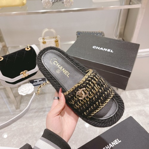 Chanel Slippers Women shoes 0011 (2022)