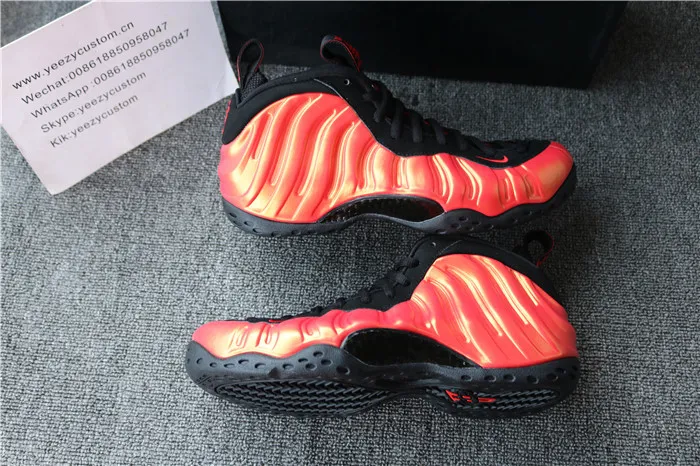 Authentic Nike Air Foamposite One “Habanero Red”