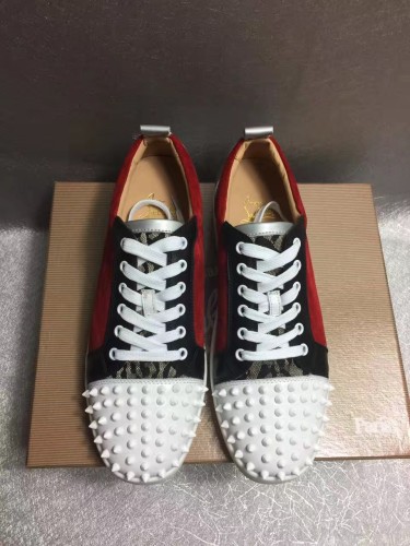 Super High End Christian Louboutin Flat Sneaker Low Top(With Receipt) - 0034