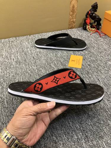 LV Slipper men Shoes 008（2021）