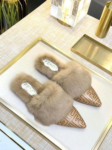 Fendi Hairy slippers 003 (2021)