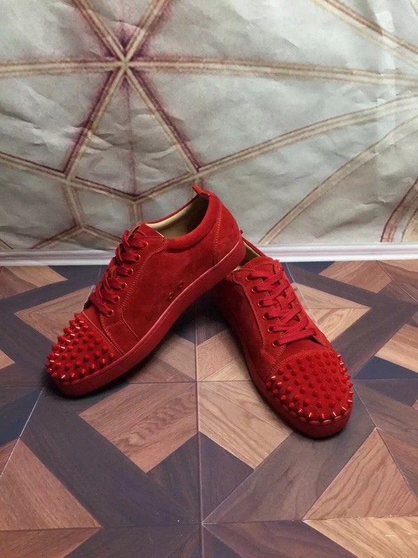 Super High End Christian Louboutin Flat Sneaker Low Top(With Receipt) - 0023