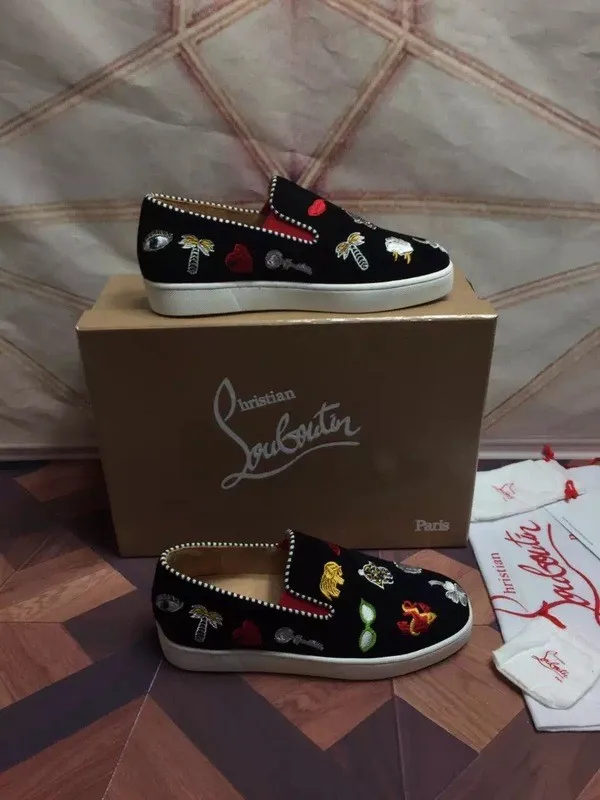Super High End Christian Louboutin Flat Sneaker Low Top(With Receipt) - 0033