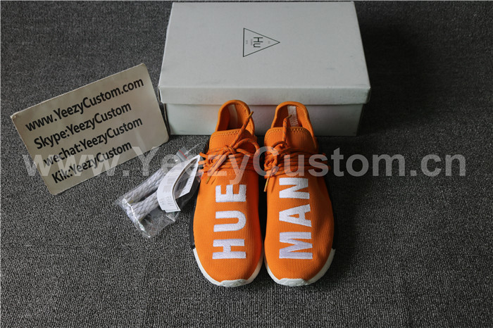 Authentic Pharrell x adidas NMD Human Race Orange