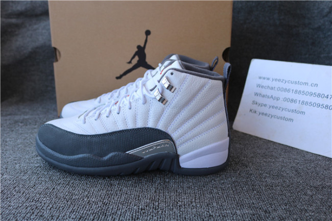 Authentic Air Jordan 12 Dark Grey