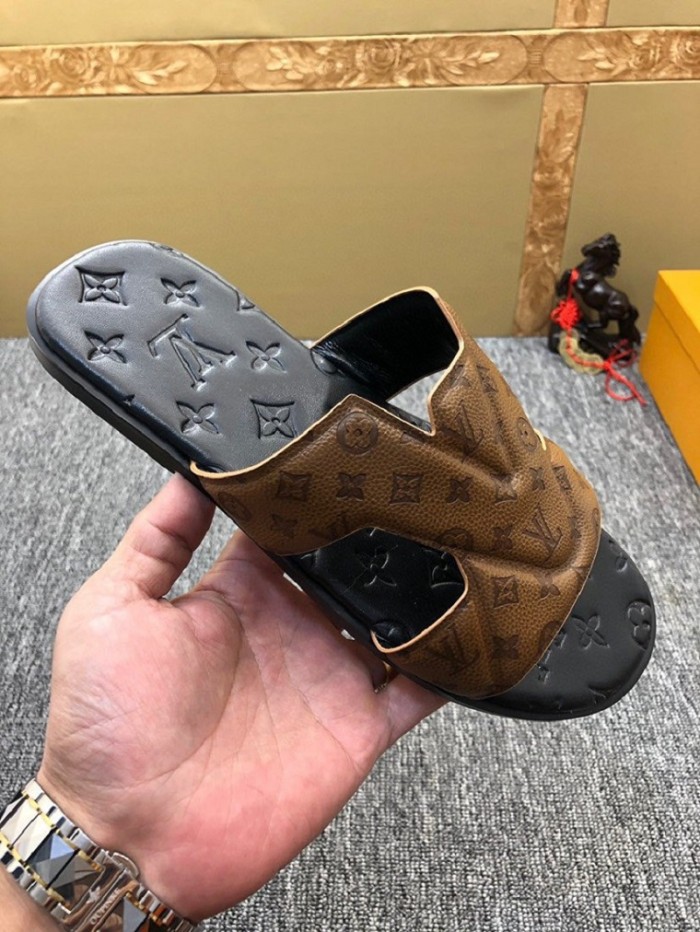 LV Slippers Men Shoes 003（2022）