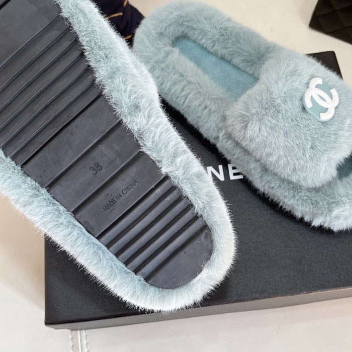 Chanel Hairy slippers 0011 (2022)