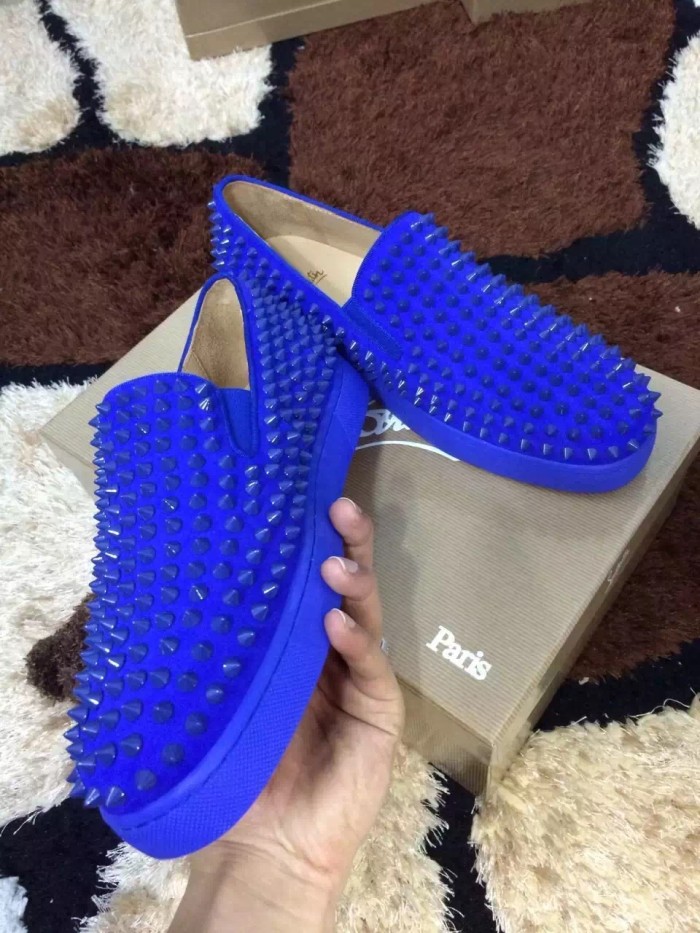 Super High End Christian Louboutin Flat Sneaker Low Top(With Receipt) - 0094