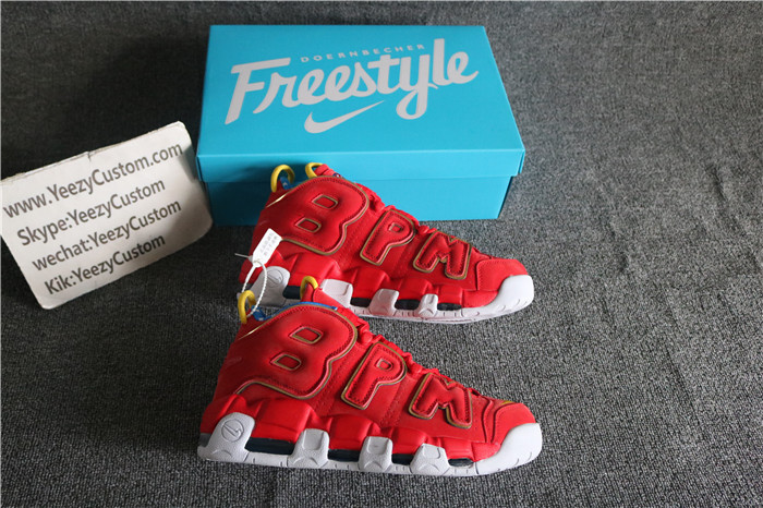 Authentic Nike Air More Uptempo Doernbecher Red