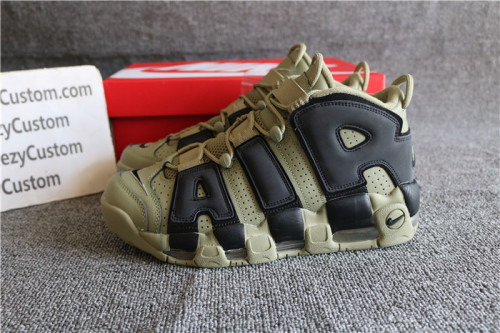 Authentic Nike Air More Uptempo Dark Green/Black