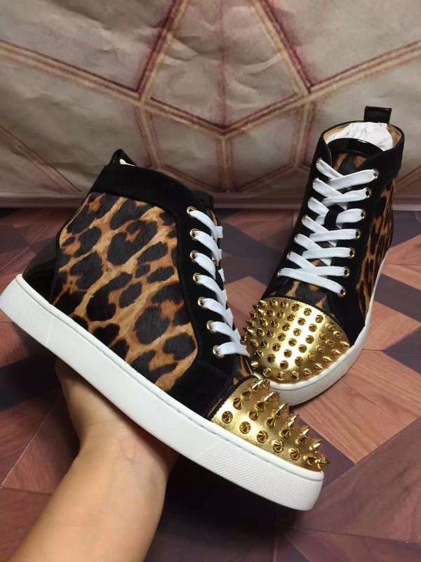 Super High End Christian Louboutin Flat Sneaker High Top(With Receipt) - 0112