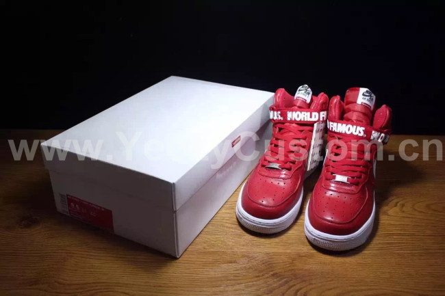 Authentic Supreme x Nike Air Force 1 High