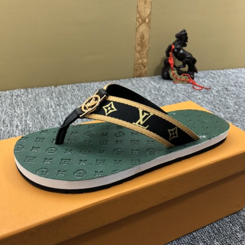 LV Slipper men Shoes 001（2021）