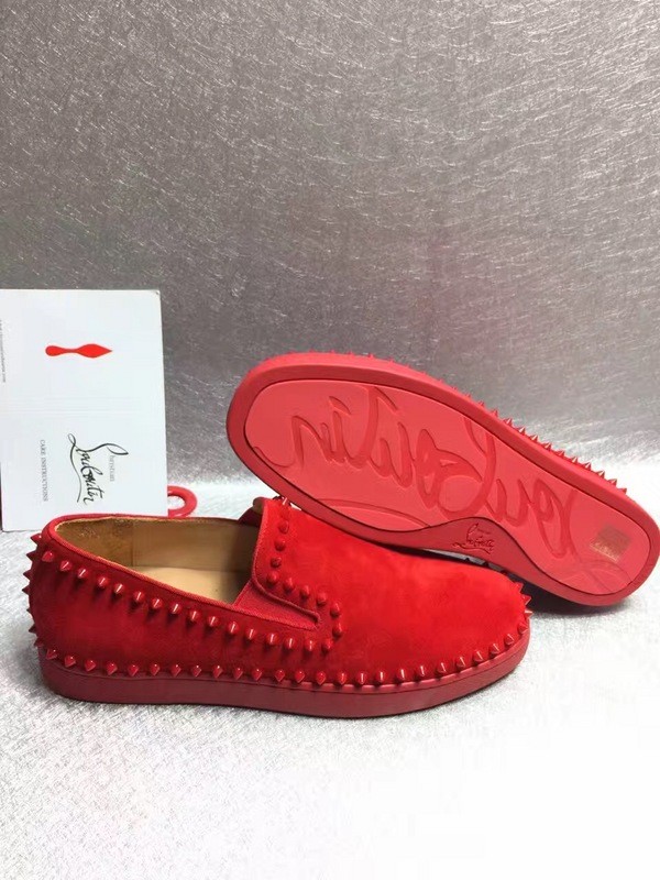 Super High End Christian Louboutin Flat Sneaker Low Top(With Receipt) - 0004
