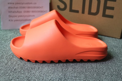 Authentic Adidas Yeezy Slide Tangerine
