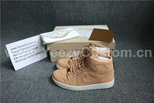 Authentic Air Jordan 1 Pinnacle “Vachetta Tan”