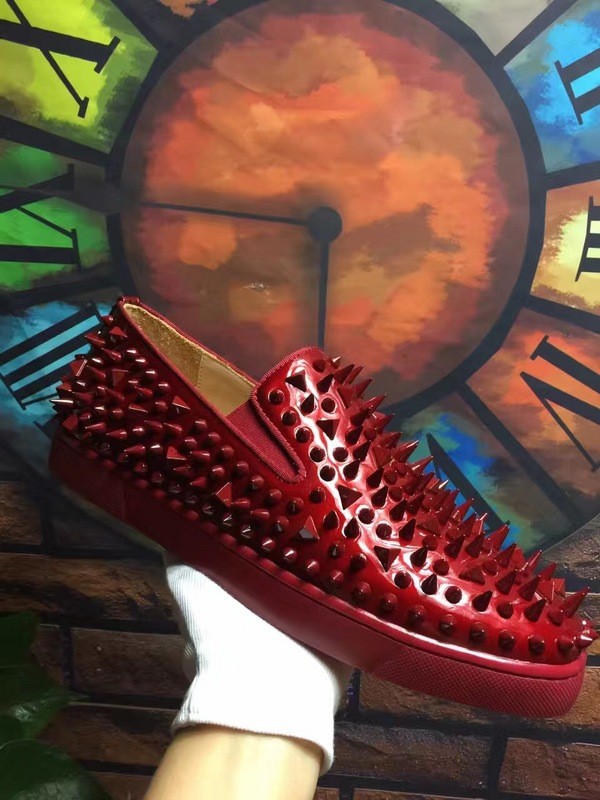 Super High End Christian Louboutin Flat Sneaker Low Top(With Receipt) - 0061