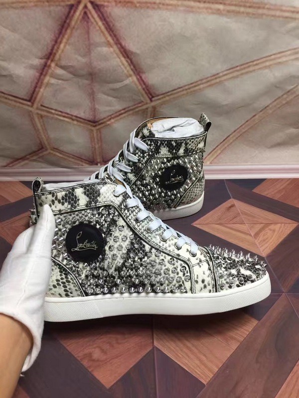 Super High End Christian Louboutin Flat Sneaker High Top(With Receipt) - 0107