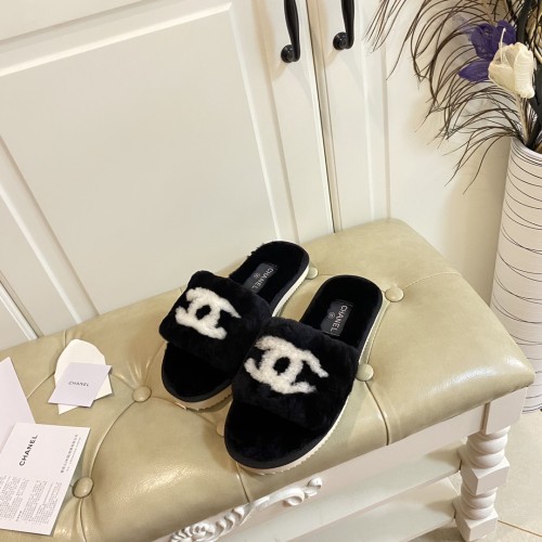 Chanel Hairy slippers 0016 (2021)