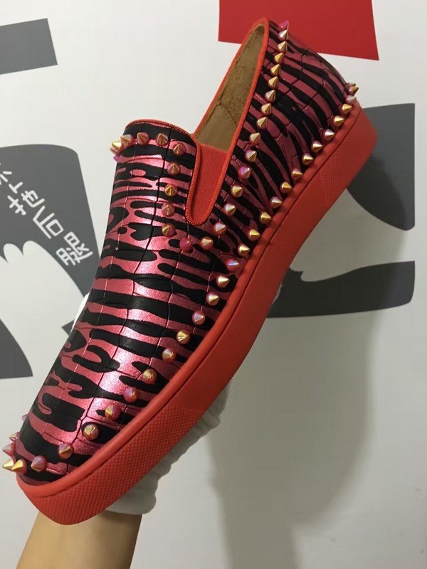 Super High End Christian Louboutin Flat Sneaker Low Top(With Receipt) - 0028