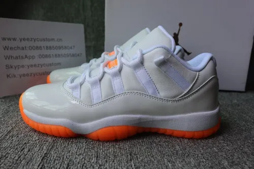 Authentic Air Jordan 11 Low WMNS Bright Citrus