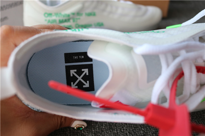 Authentic Nike Air Max 97 Off White OG White Green