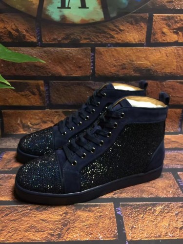 Super High End Christian Louboutin Flat Sneaker High Top(With Receipt) - 0138