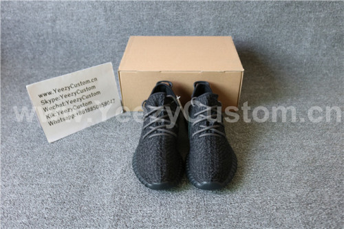 Authentic Adidas Yeezy Boost 350 Pirate Black(Mirrored)
