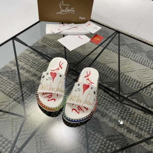 Christian Louboutin Slipper Men Shoes 002（2022）