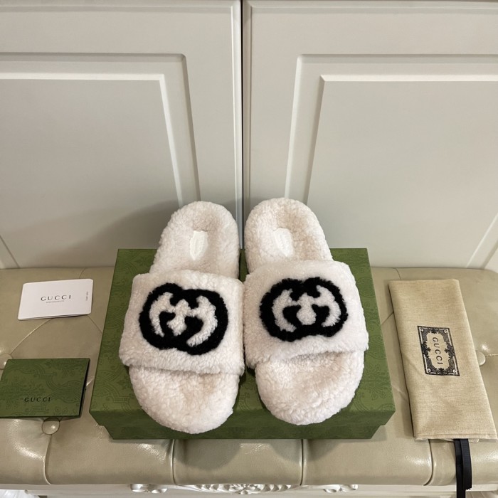 Gucci Hairy slippers 001（2021)