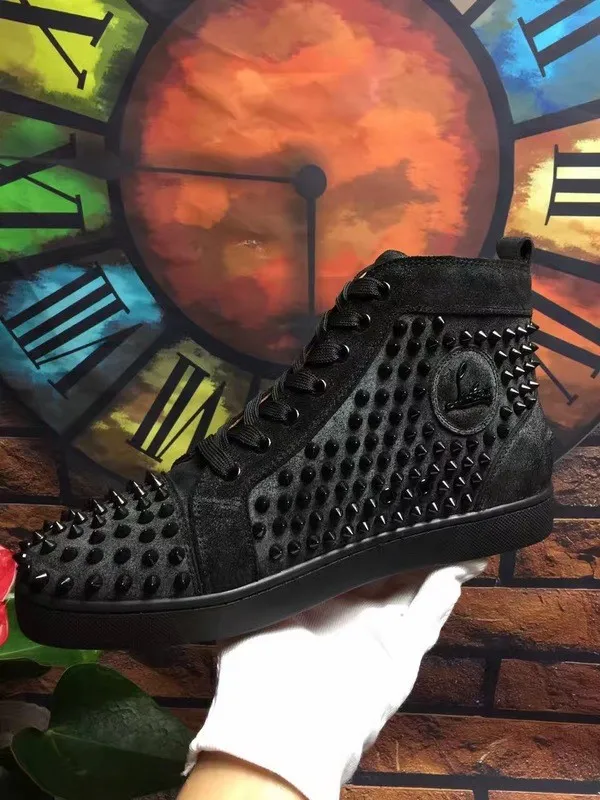 Super High End Christian Louboutin Flat Sneaker High Top(With Receipt) - 0114