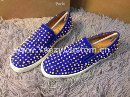 Super High End Christian Louboutin Flat Sneaker Low Top(With Receipt) - 0007